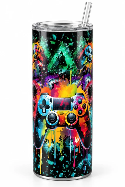 Game On tumbler design